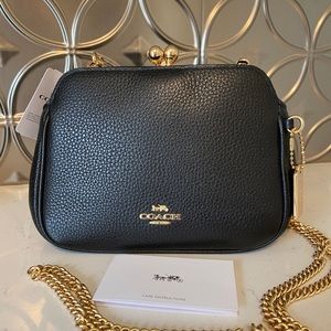 Coach Kisslock crossbody F87822 IMBLK